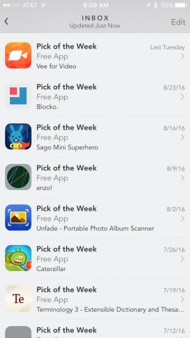 Descarga gratuita de la aplicación Starbucks Pick of the Week