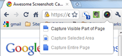 Captura de tela impressionante: capture e anote no Google Chrome e Safari