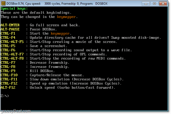 قائمة hotbox dosbox