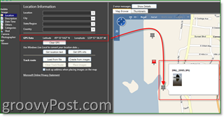 Microsoft Pro Fotoğraf Araçları GPS GEO için Meta Veri Ekle :: groovyPost.com