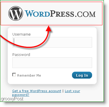 Логотип WordPress на сторінці входу - logo-login.gif