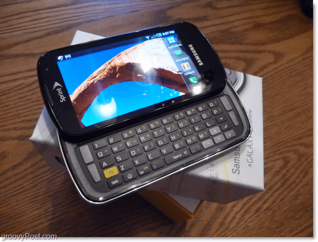 samsung galaxy skyver ut tastaturet