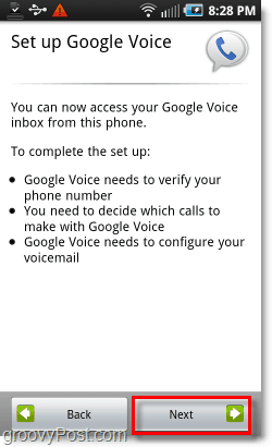 Android Mobil'de Google Voice Giriş Yapma