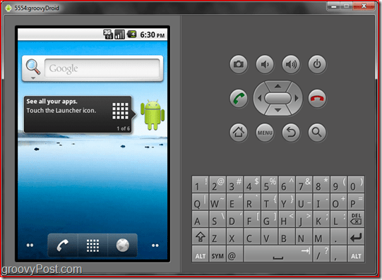 Virtuell Android-telefon