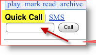 Google Voice Mobile Quick Call