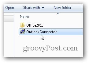 Outlook.com Outlook Hotmail Connector - Starta Installer outlookconnector.exe