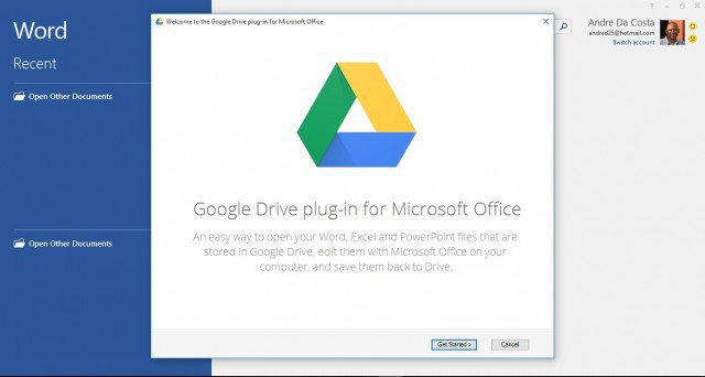 Pluggen for Google Drive