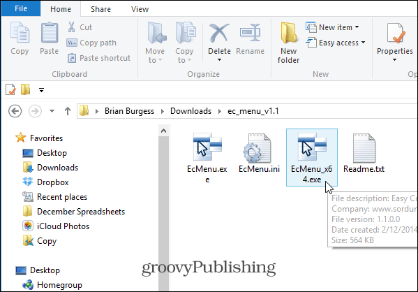 Items toevoegen aan het Windows Klik met de rechtermuisknop op het contextmenu op de eenvoudige manier