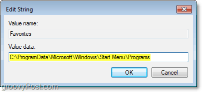 Windows 7でのXPのスタートメニューの修正