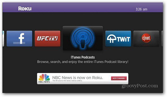 iTunes Podcasts-kanal