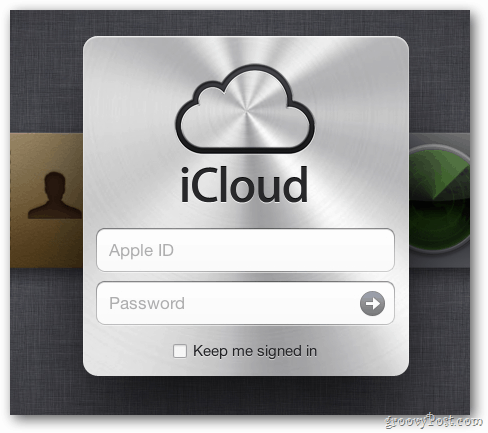 Přihlásit se iCloud