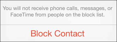 Apple iOS 7 Lägger till möjlighet att blockera oönskade samtal och texter