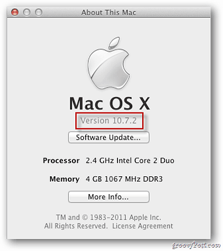 OS X Lion 10.7.2