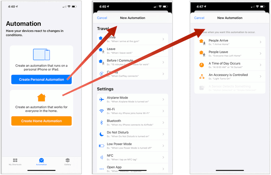 Automatizarea comenzilor rapide de la Siri