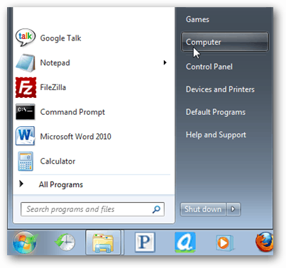 Startmenü Computer Windows 7 Startmenü Computer Windows 7