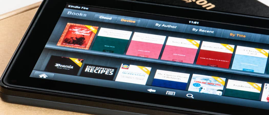 Cambia la ricerca Kindle Fire HD da Bing a Google