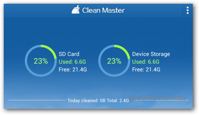 Clean Master para Android é um aplicativo gratuito para limpar seu dispositivo