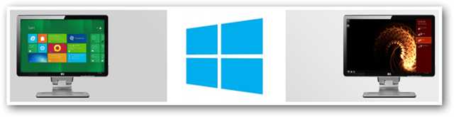 Configura una configurazione a doppio monitor in Windows 8