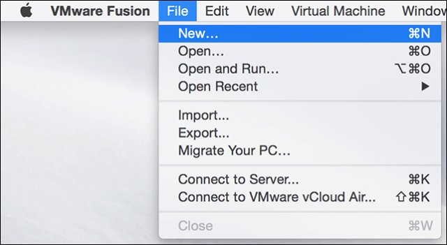 Erstellen Sie mit VMware Fusion 8 eine benutzerdefinierte Windows 10-VM auf einem Mac