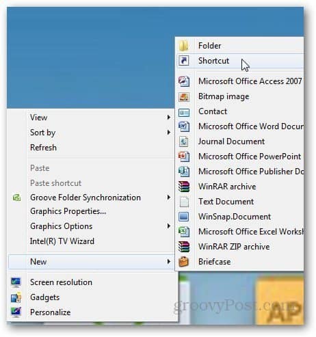 Stvaranje prečaca za pokretanje upravitelja uređaja u sustavu Windows 7