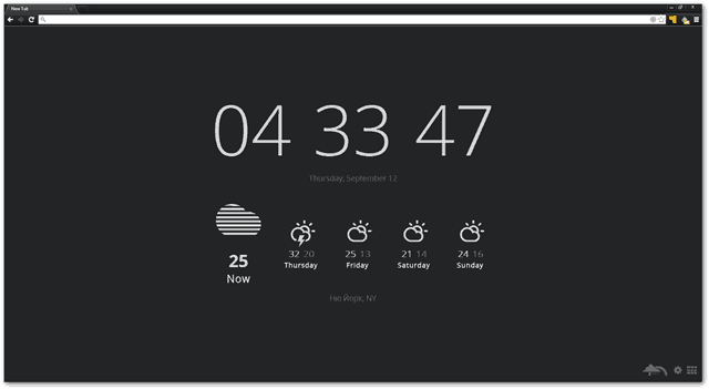 chrome розширення нова вкладка веб-сайти погода пошук додатків налаштування функції налаштування налаштування chrome store завантаження безкоштовного браузера покращення нових налаштувань сторінки вкладки в даний час спрощений легкий годинник погода чистий