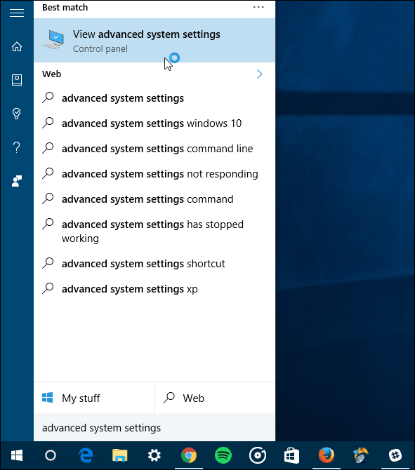 Windows 10の視覚効果を無効にして応答性を高める