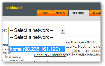 Exibir uma mensagem e um logotipo personalizados com o OpenDNS e alterar o email do administrador da rede