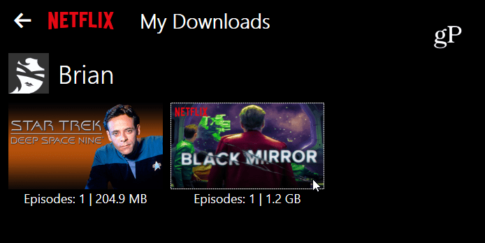 Moje preuzimanja Netflix