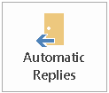 Outlook-Schaltfläche für automatische AntwortenOutlook-Schaltfläche für automatische Antworten