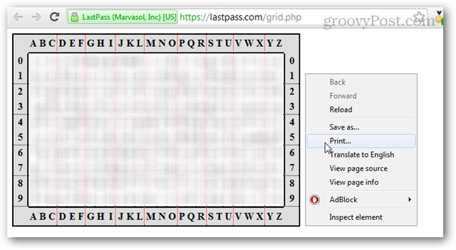 griglia multifattore lastpass