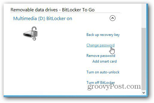 gestionați bitlocker win8