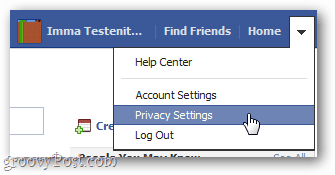 La configuración de privacidad