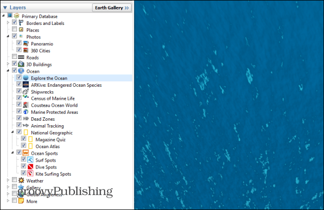Google Earth Oceans