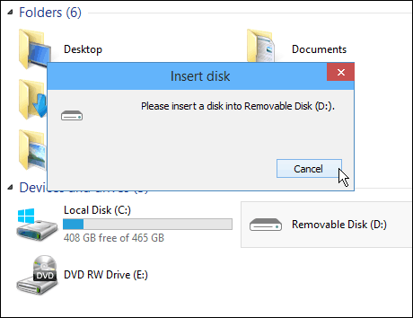 Behebung, dass Windows das Formatieren auf dem USB-Stick nicht abschließen kann