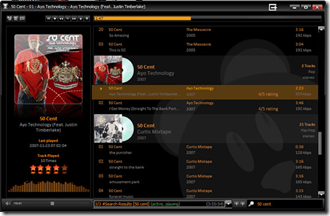 A foobar2000 theme skin testreszabhatja a nézet albumát