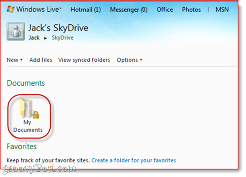 SkyDrive OneNote 통합