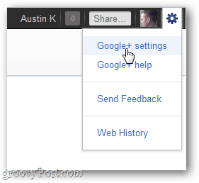 configuración de google +