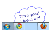 Comment ajouter un espace vide à la barre des tâches Windows 7