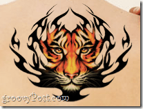 Photoshop-tatuoinnin lopputulos