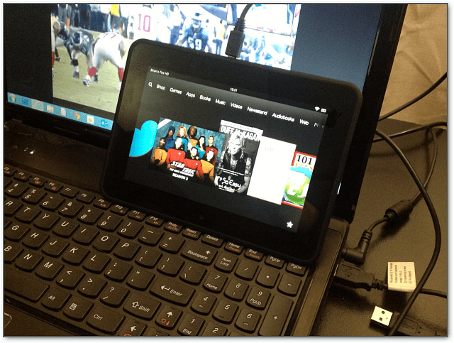 Pripojte Kindle Fire HD Windows 8