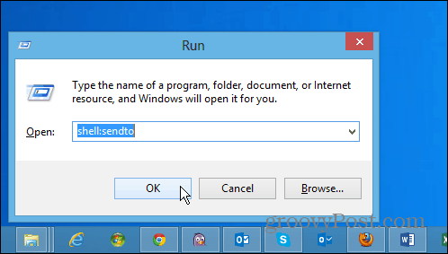 Windows Send To 메뉴에 OneDrive를 추가하는 방법