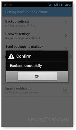 go-sms-backup-successo