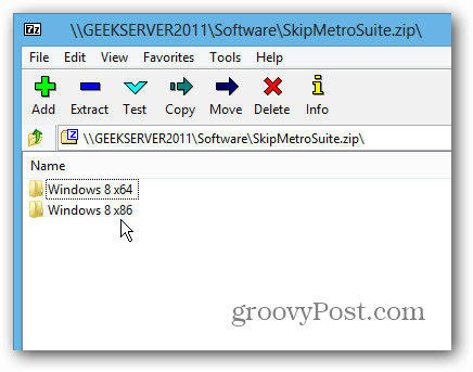 Zip to versioner