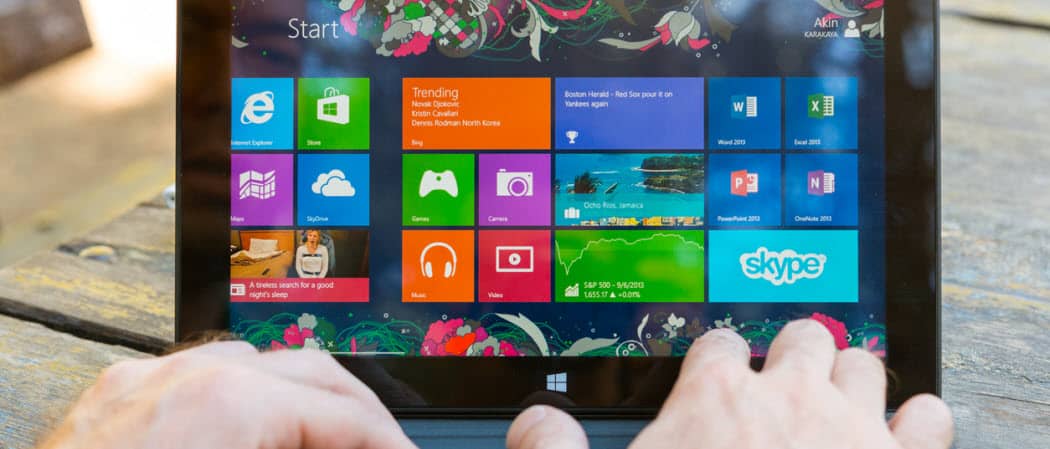 Jak vrátit zpět panel rychlého spuštění v systému Windows 8