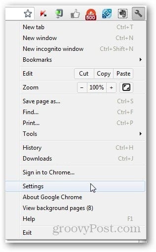 Chrome standardwebbrowser 1