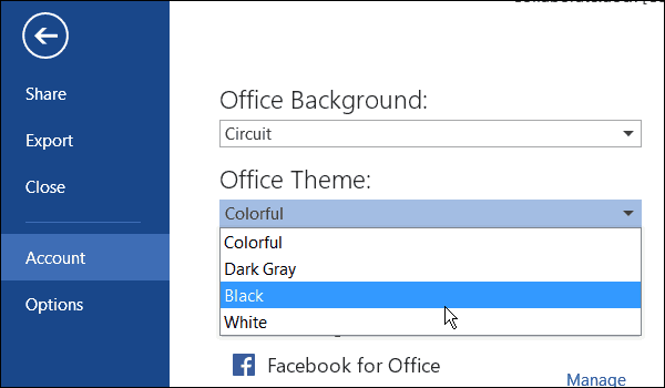 Cómo cambiar los temas de color de Microsoft Office