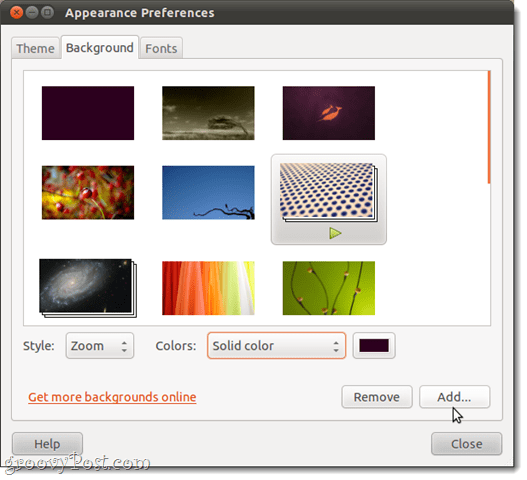 personnaliser le bureau dans ubuntu