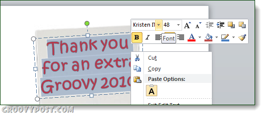 Powerpoint E-Card ausschneiden und einfügen