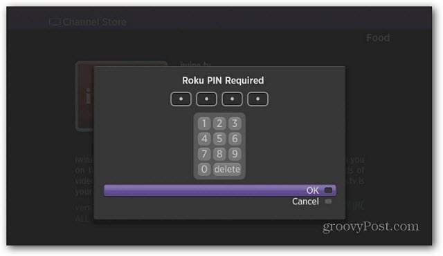 Potreban je Roku PIN