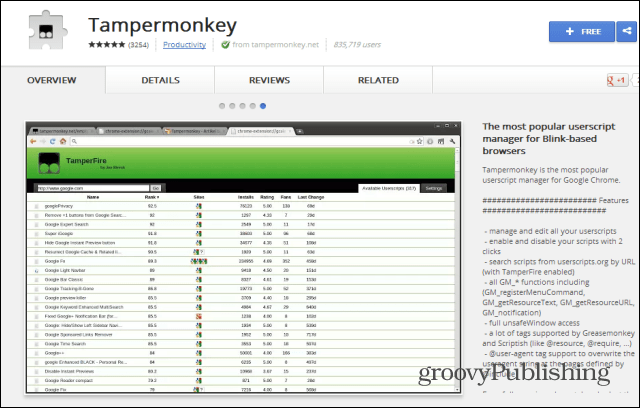 Struttura ad albero Dropbox Chrome Tampermonkey